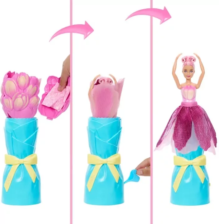 Barbie Flower Reveal Lalka Kwiatowa niespodzianka - tantis.pl