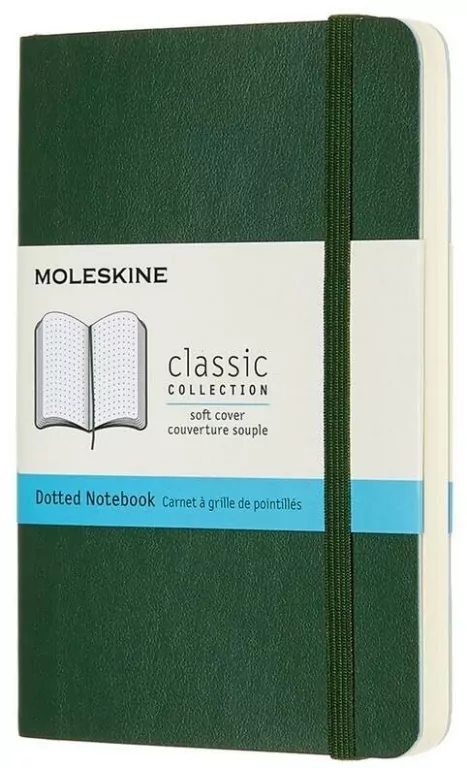 Notes 13x21 linie myrtle green MOLESKINE - tantis.pl