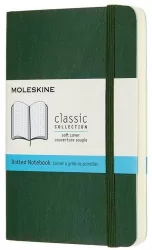Notes 13x21 linie myrtle green MOLESKINE