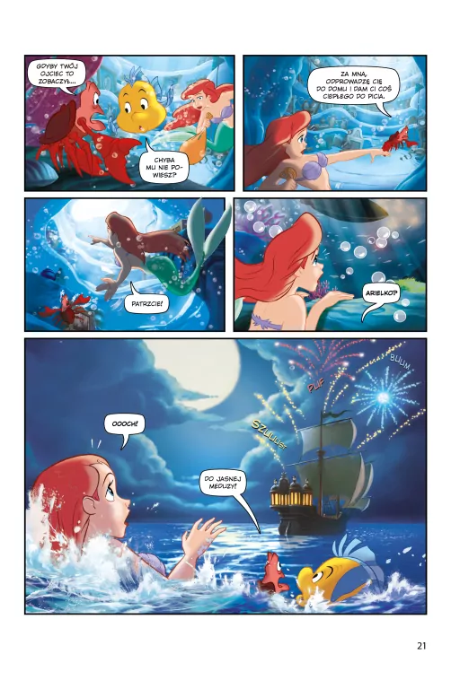 Mała Syrenka. Klasyczne baśnie. Disney Księżniczka - tantis.pl