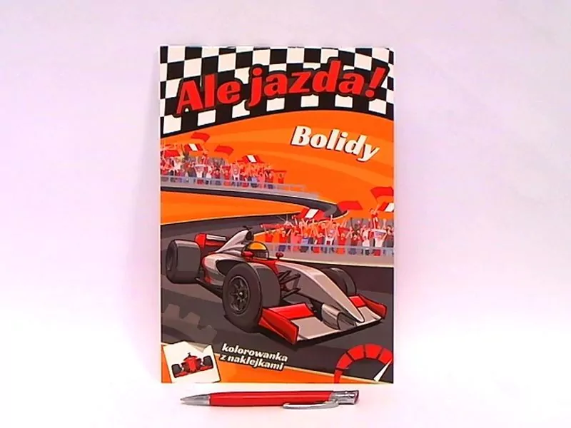 Bolidy. Ale jazda! Kolorowanka z naklejkami - tantis.pl