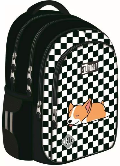 Plecak 4 komorowy z pieskiem Sleepy Corgi - tantis.pl