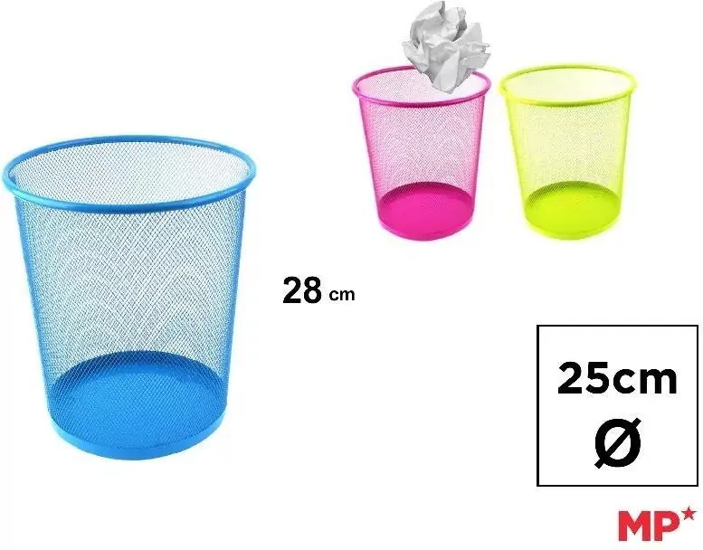 Kosz biurowy okrągły MIX - tantis.pl