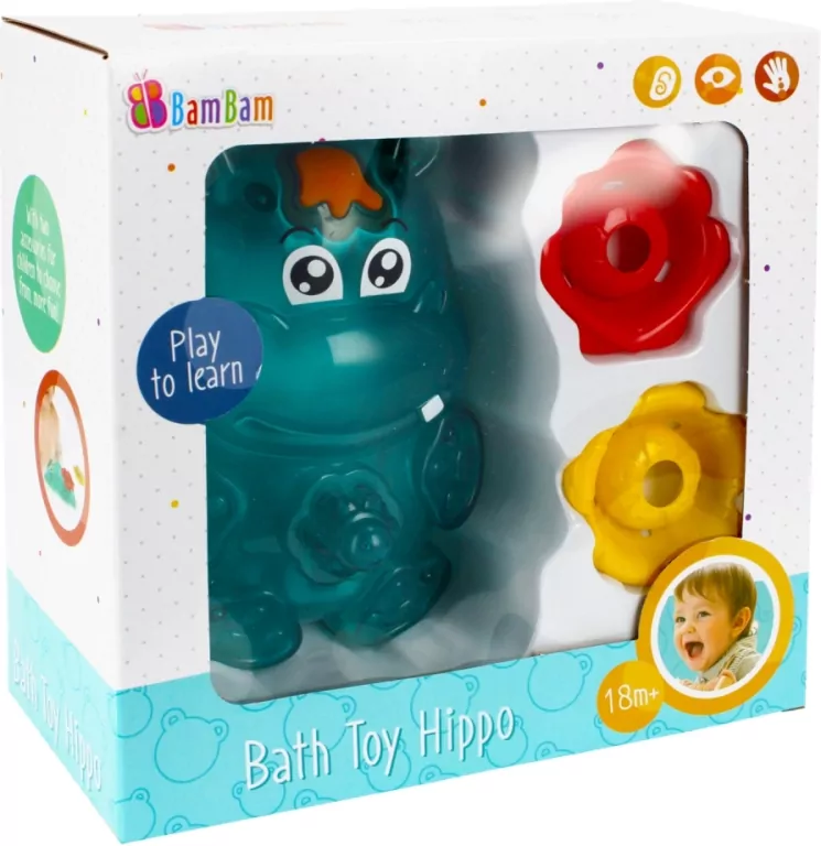 Zabawka do kąpieli Hipcio - tantis.pl