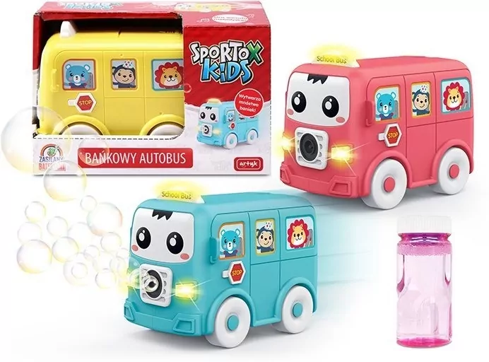 Bańkowy autobus Sportox Kids - tantis.pl