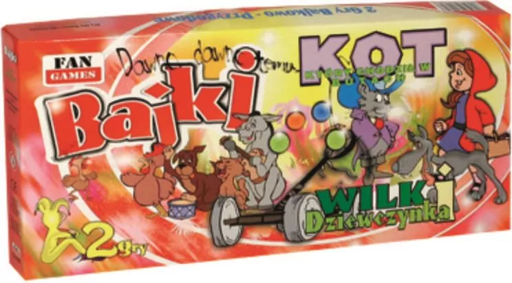 Gra Bajki. Kot w butach. Wilk i dziewczynka - tantis.pl