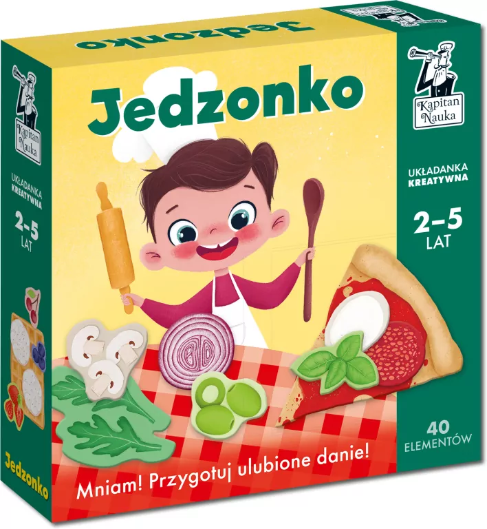 Jedzonko. Układanka kreatywna 2-5 lat - tantis.pl