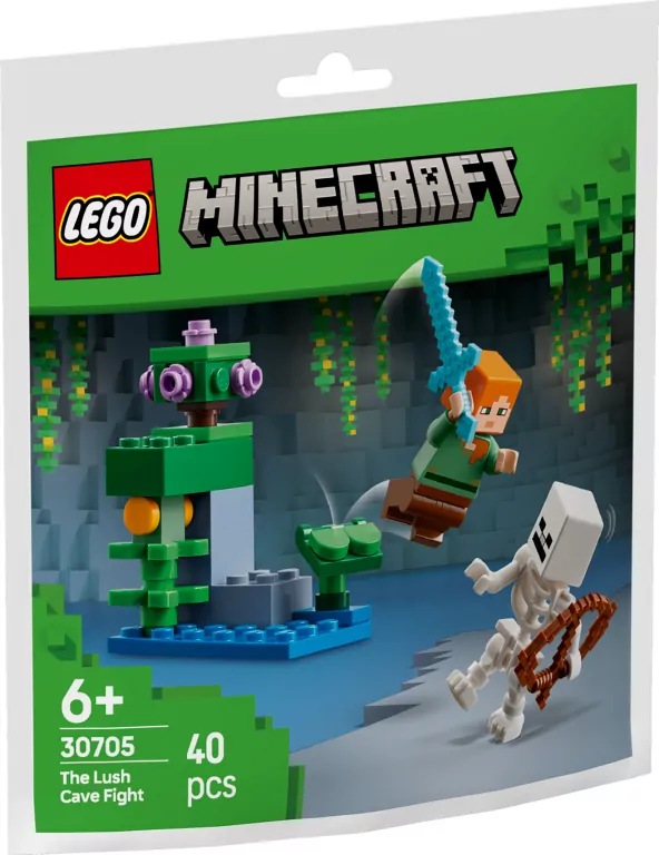 LEGO® Minecraft. Walka w bujnej jaskini 30705 - tantis.pl