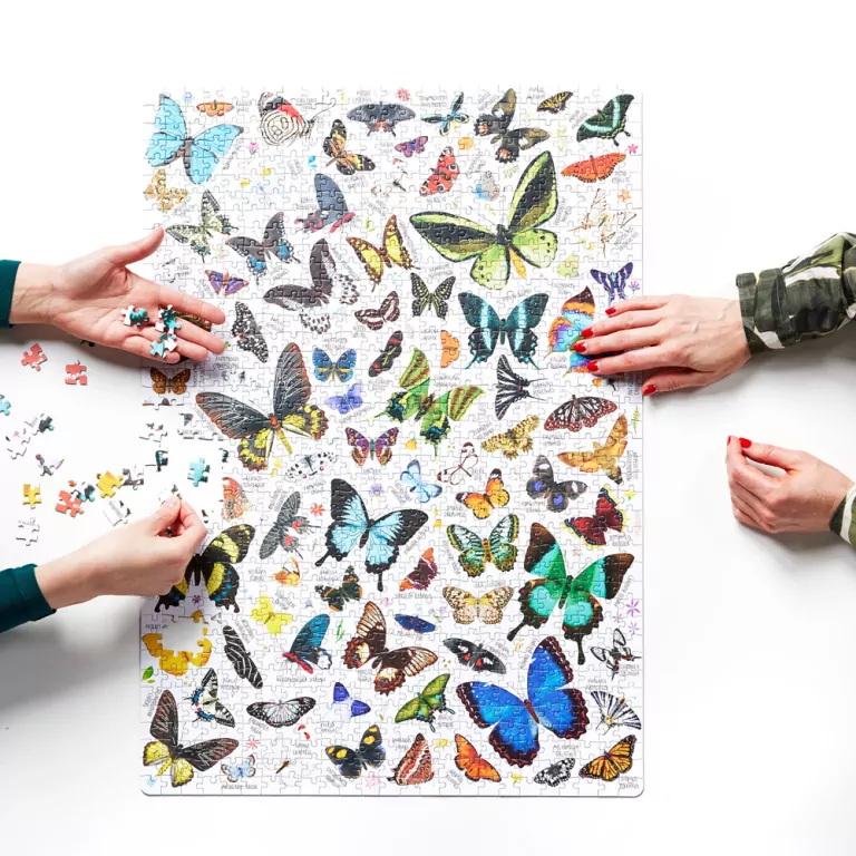 CzuCzu. Puzzlove. Motyle 1000 el. - tantis.pl