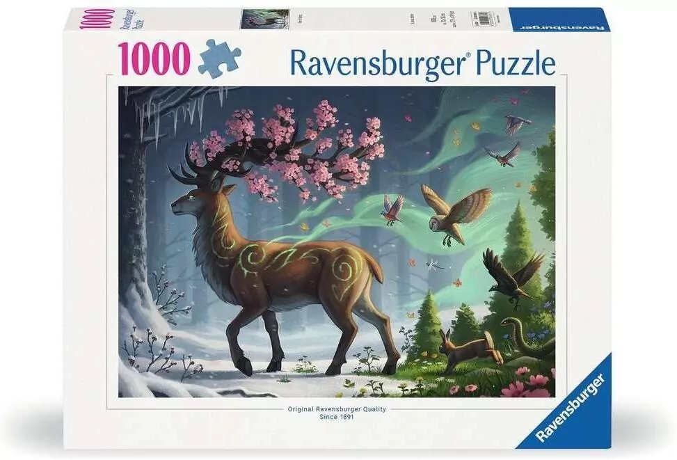Puzzle 1000 Wiosenny jeleń - tantis.pl