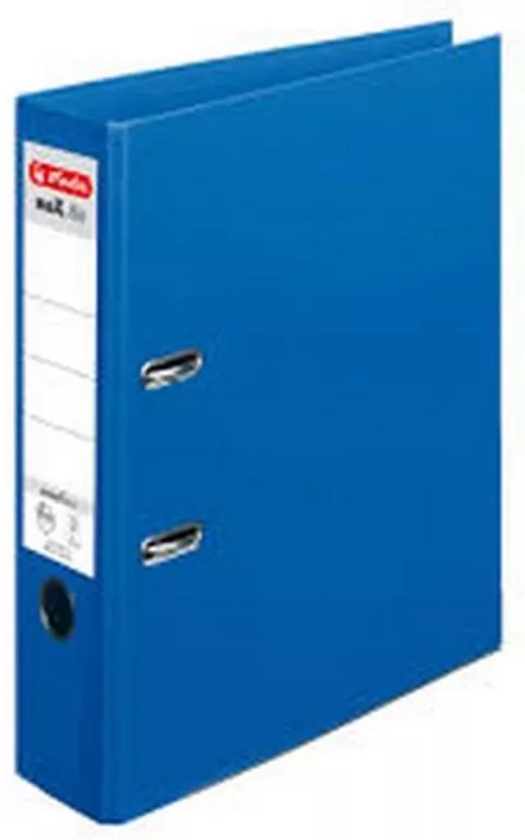 Segregator A4/8cm maX.file protect plus niebieski - tantis.pl