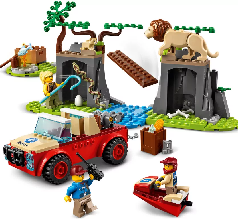 LEGO® City. Terenówka ratowników dzikich zwierząt. 60301 - tantis.pl
