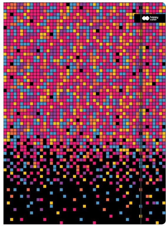 Teczka z gumką A4+ Pixi Blox HAPPY COLOR - tantis.pl