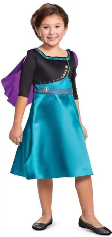 Strój Anna Queen Basic - Frozen 2 rozmiar M 7-8 lat - tantis.pl