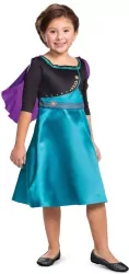 Strój Anna Queen Basic - Frozen 2 rozmiar M 7-8 lat