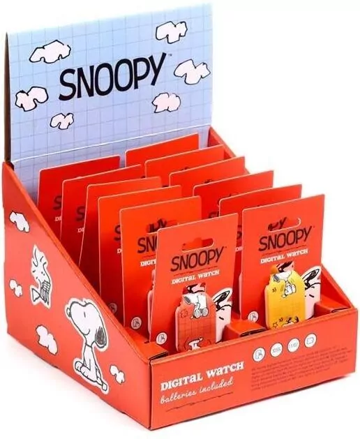 Zegarek cyfrowy silikonowy Peanuts Snoopy MIX - tantis.pl