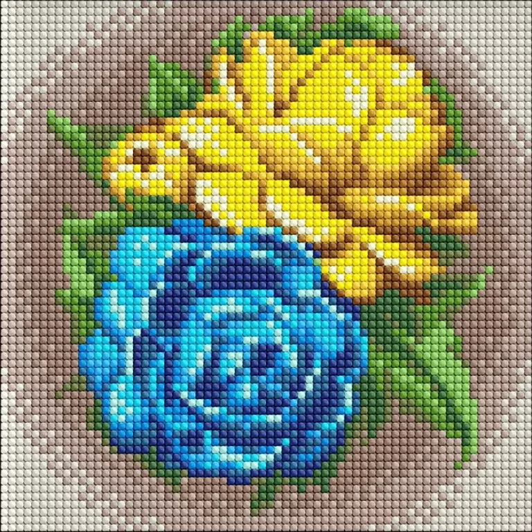 Diamentowa mozaika bez ramy - Kolory wolności - tantis.pl