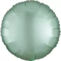 Balon foliowy Lustre Mint Green okrągły 43cm - tantis.pl