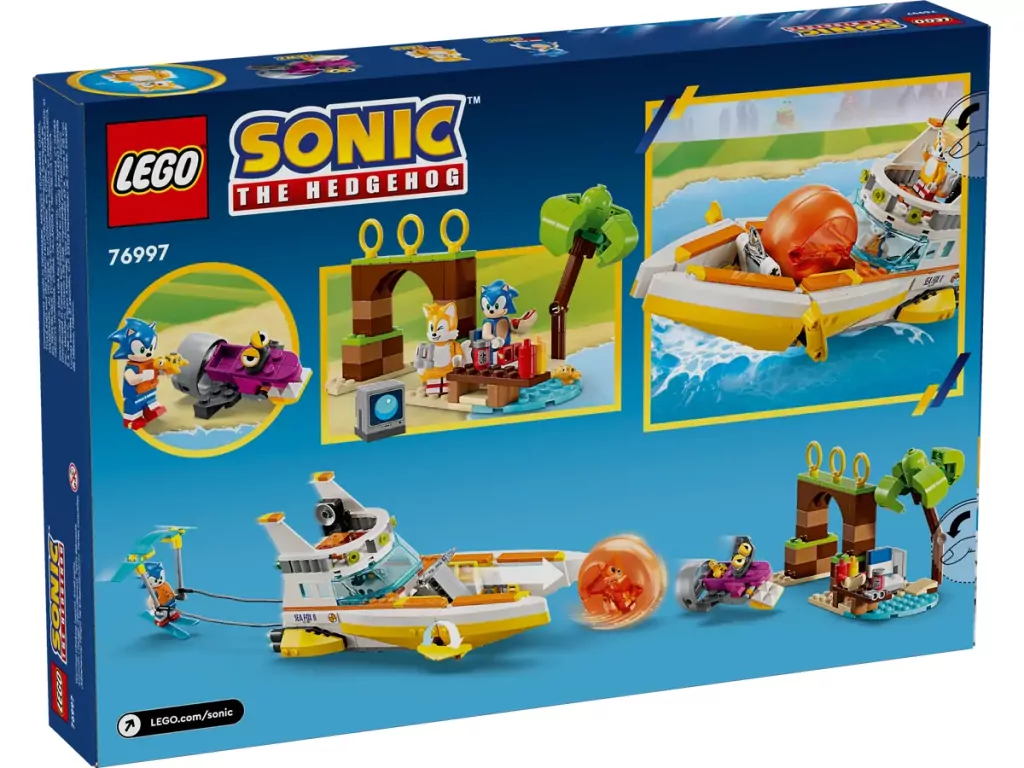 LEGO® Sonic the Hedgehog. Tails i przygoda na łodzi 76997 - tantis.pl