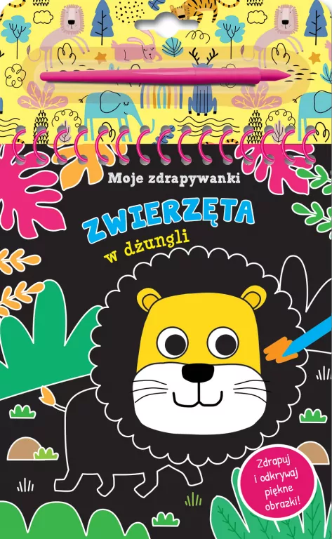 Moje zdrapywanki. Zwierzęta w dżungli - tantis.pl