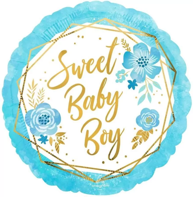 Balon foliowy Baby Boy 46cm - tantis.pl
