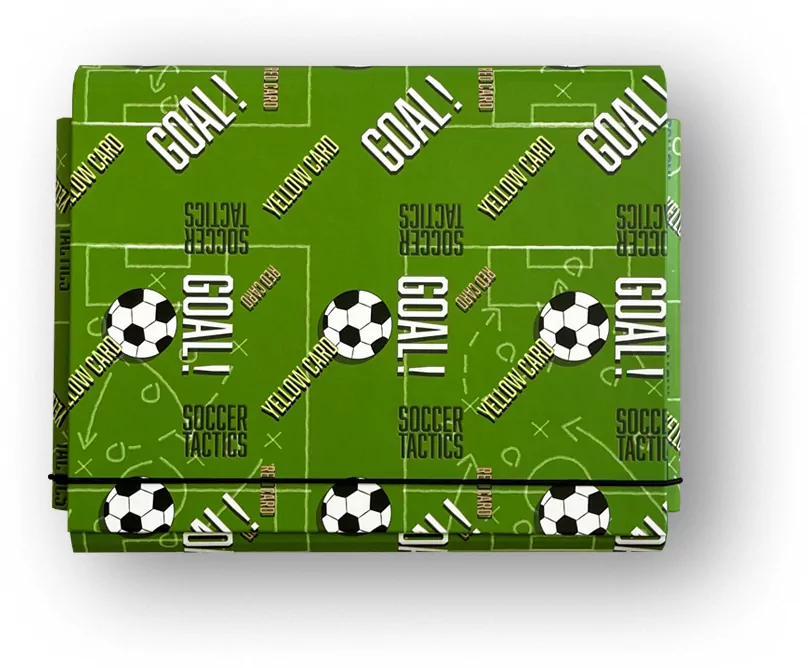 Teczka łamana A5 na gumkę T0128 Goal! mat PENMAT - tantis.pl
