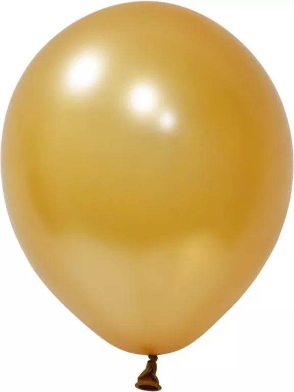 Balony lateksowe Metallic złote 25cm - tantis.pl