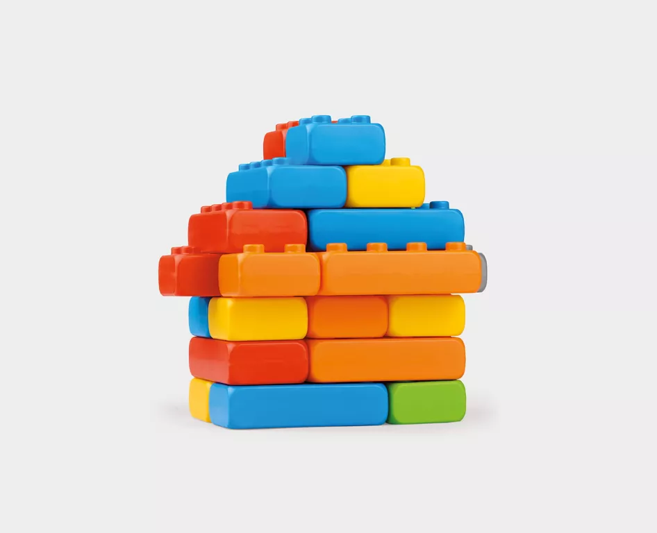 Klocki Budowlane Cegły Junior 25 - tantis.pl