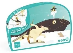 Puzzle 60 Puzzle konturowe Wieloryb