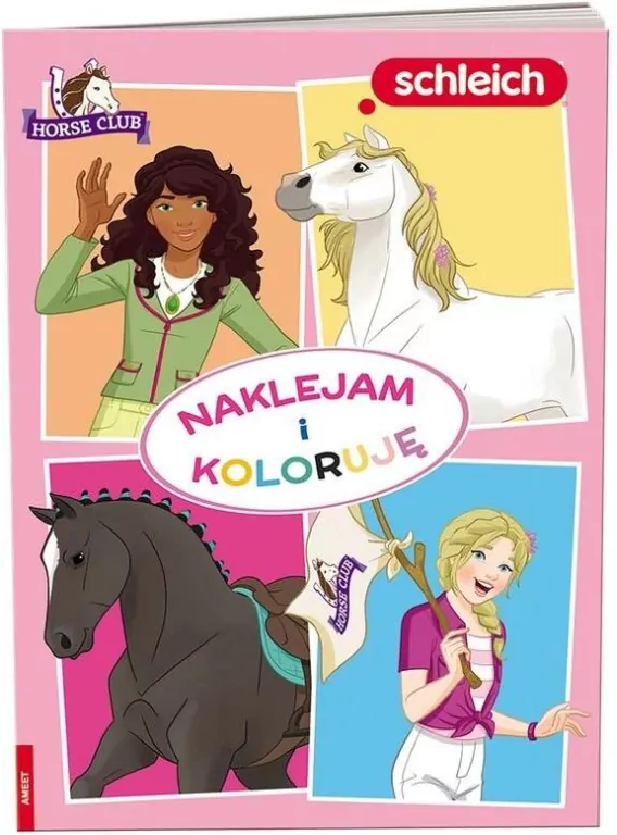 Naklejam i koloruję. Schleich Horse Club - tantis.pl
