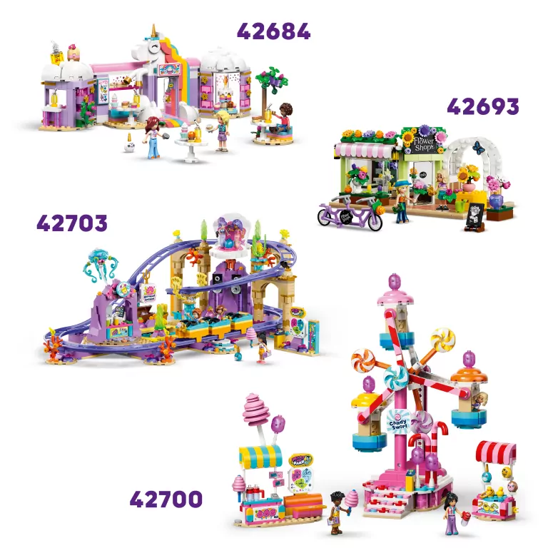 LEGO® Wróżkowa karuzela z kwiatami 42702 - tantis.pl