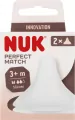 NUK. Perfect Match. Smoczek do butelki. 2 sztuki. 3 miesiące - tantis.pl