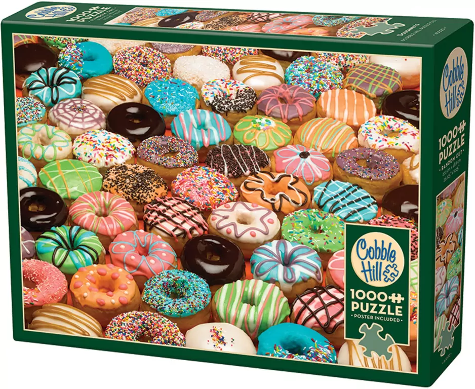 Puzzle 1000 Kolorowe pączki - tantis.pl