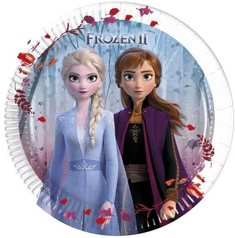 Talerzyki papierowe Frozen 2 Disney 20cm - tantis.pl