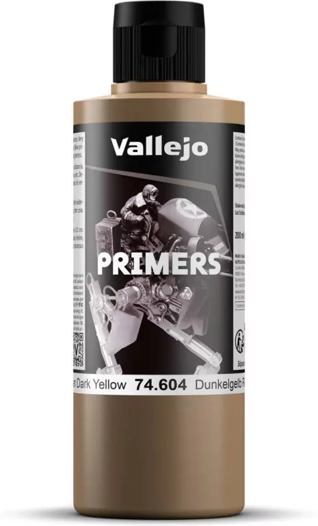 Vallejo: 74.604 - Primers - German Dark Yellow (200 ml) - tantis.pl