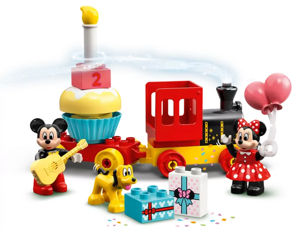 LEGO® DUPLO® l Disney. 10941 Urodzinowy pociąg myszek Miki i Minnie 10941 - tantis.pl