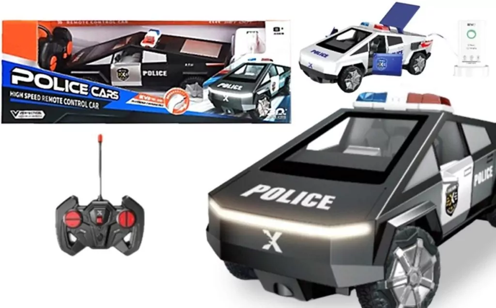 Futurystyczne auto zdalnie sterowane policja 1:22 - tantis.pl