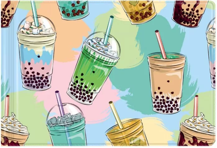 Okładka na dokumenty ucznia małe bubble tea - tantis.pl