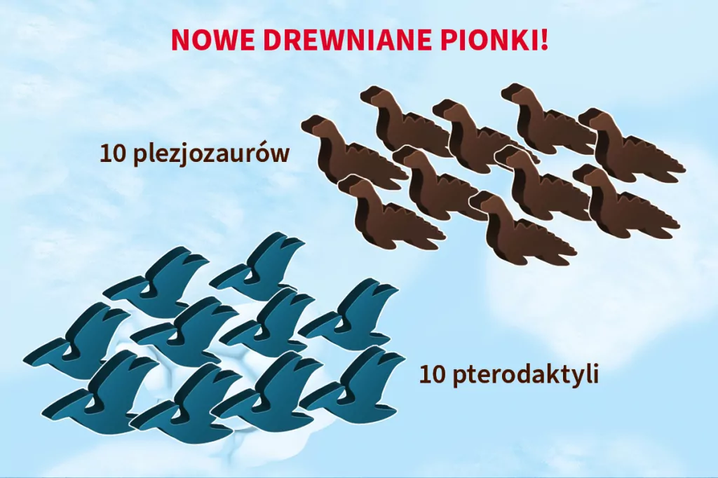 Draftozaur. 2 dodatki: Pterodaktyle, Plezjozaury - tantis.pl