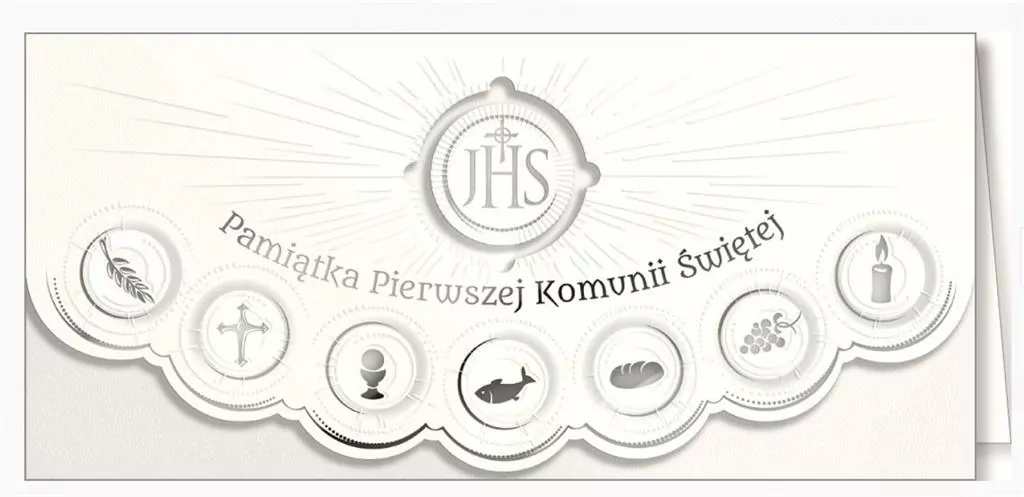 Kartka okolicznościowa. Komunia DK08 - tantis.pl