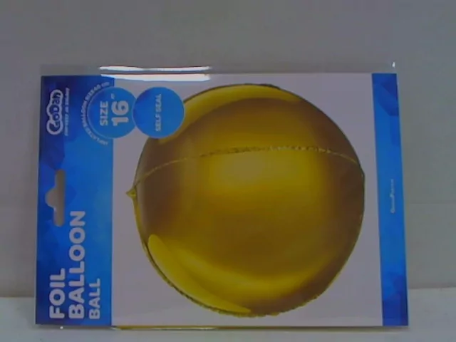 Balon foliowy B&C Kula złota 40cm - tantis.pl