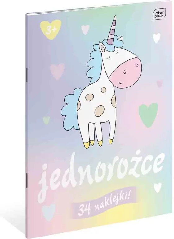 Kolorowanka z naklejkami A4/16K Pastelowe mix - tantis.pl