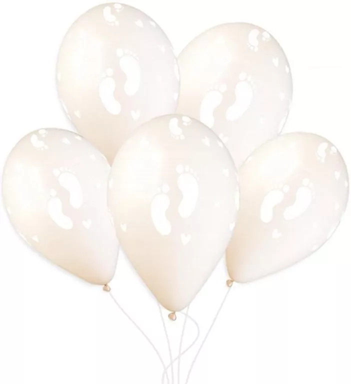 Balony stópki dziecięce lniane 33cm - tantis.pl