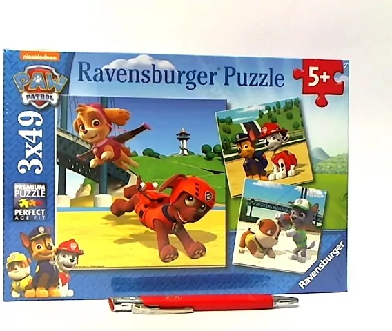 Ravensburger. Puzzle 3x49 elementów. Psi patrol - tantis.pl