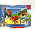 Ravensburger. Puzzle 3x49 elementów. Psi patrol - tantis.pl