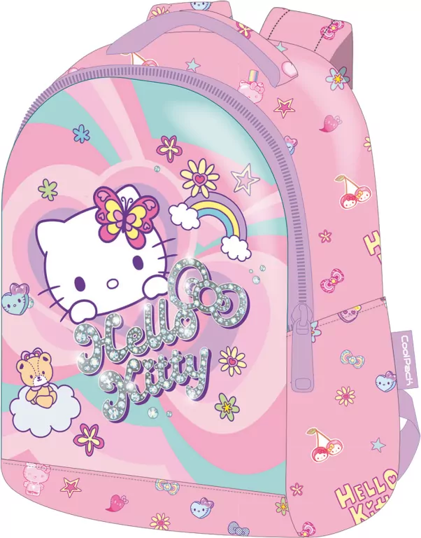 Plecak dziecięcy Hello Kitty Puppy Pink 1 - tantis.pl