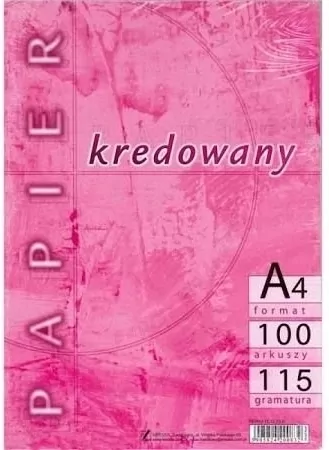 Papier kredowy Kreska 115g 2 str. `100 - tantis.pl