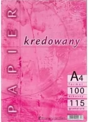 Papier kredowy Kreska 115g 2 str. `100