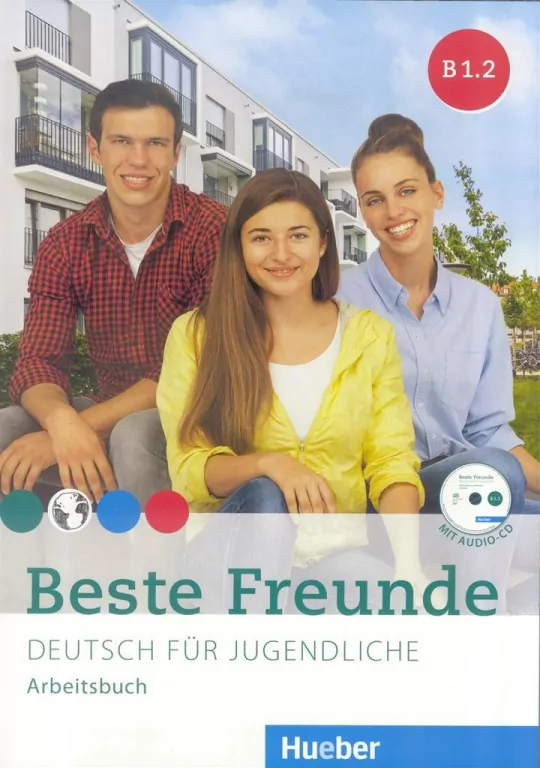 Beste Freunde B1.2 AB + CD wersja niemiecka HUEBER - tantis.pl