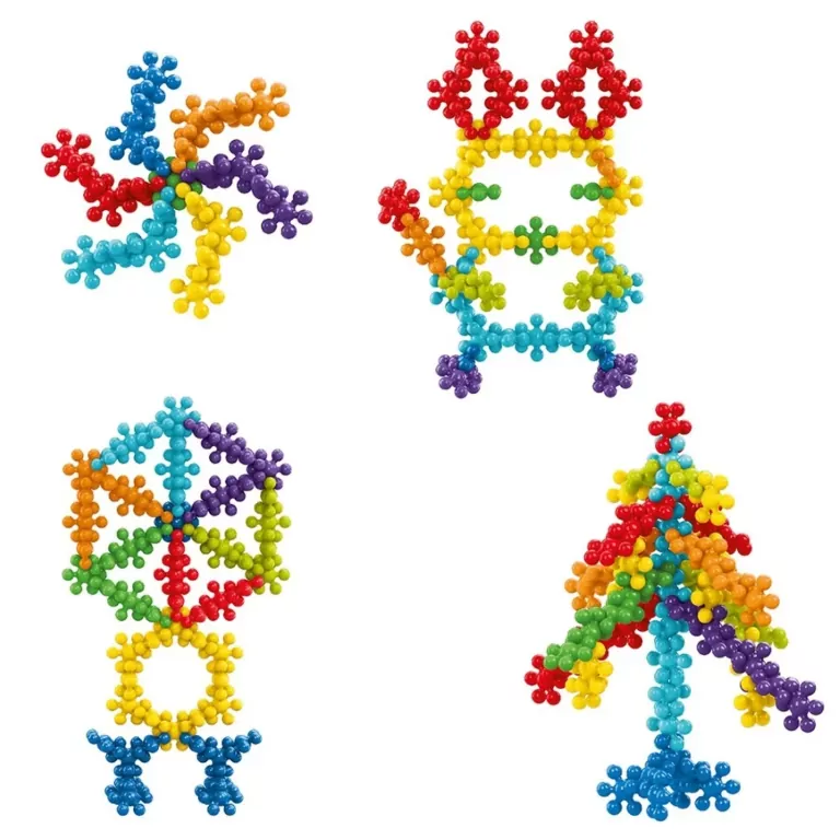 Klocki małych geniuszy kwiatki kulki 160el - tantis.pl